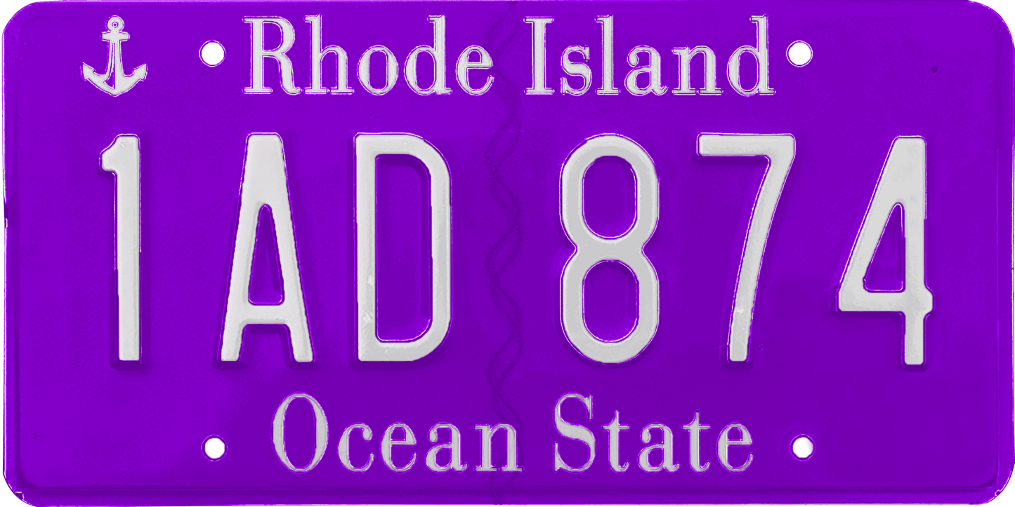 Rhode Island License Plate Wrap Kit