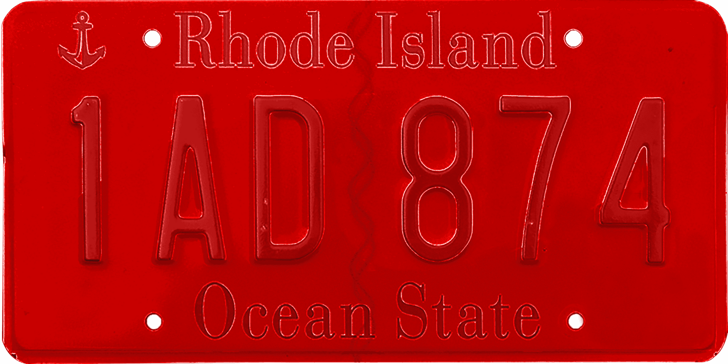 Rhode Island License Plate Wrap Kit