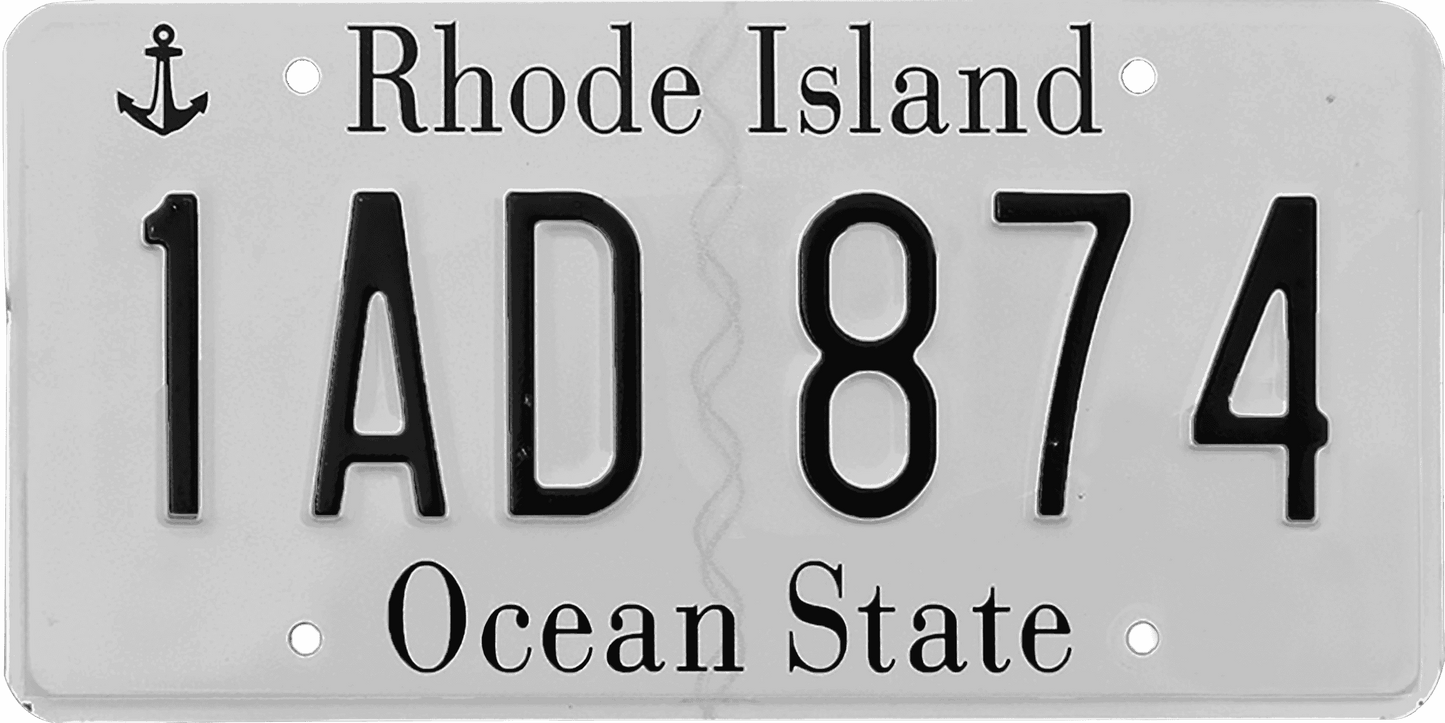 Rhode Island License Plate Wrap Kit