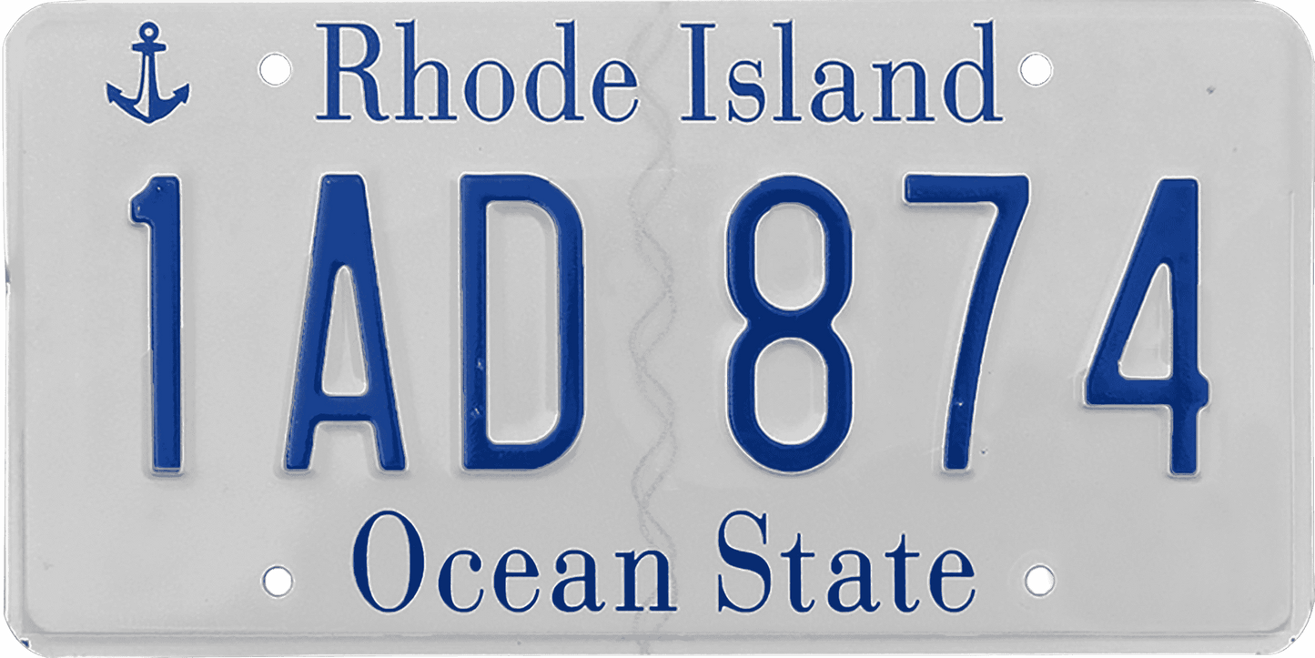 Rhode Island License Plate Wrap Kit