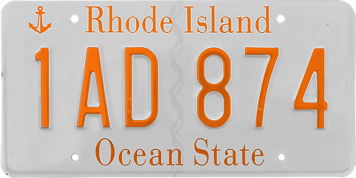 Rhode Island License Plate Wrap Kit