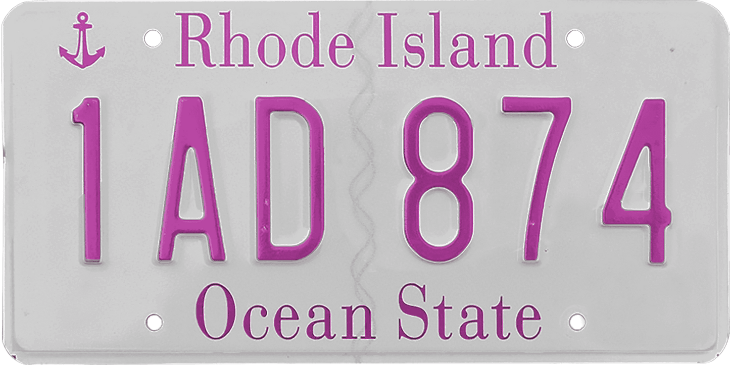 Rhode Island License Plate Wrap Kit