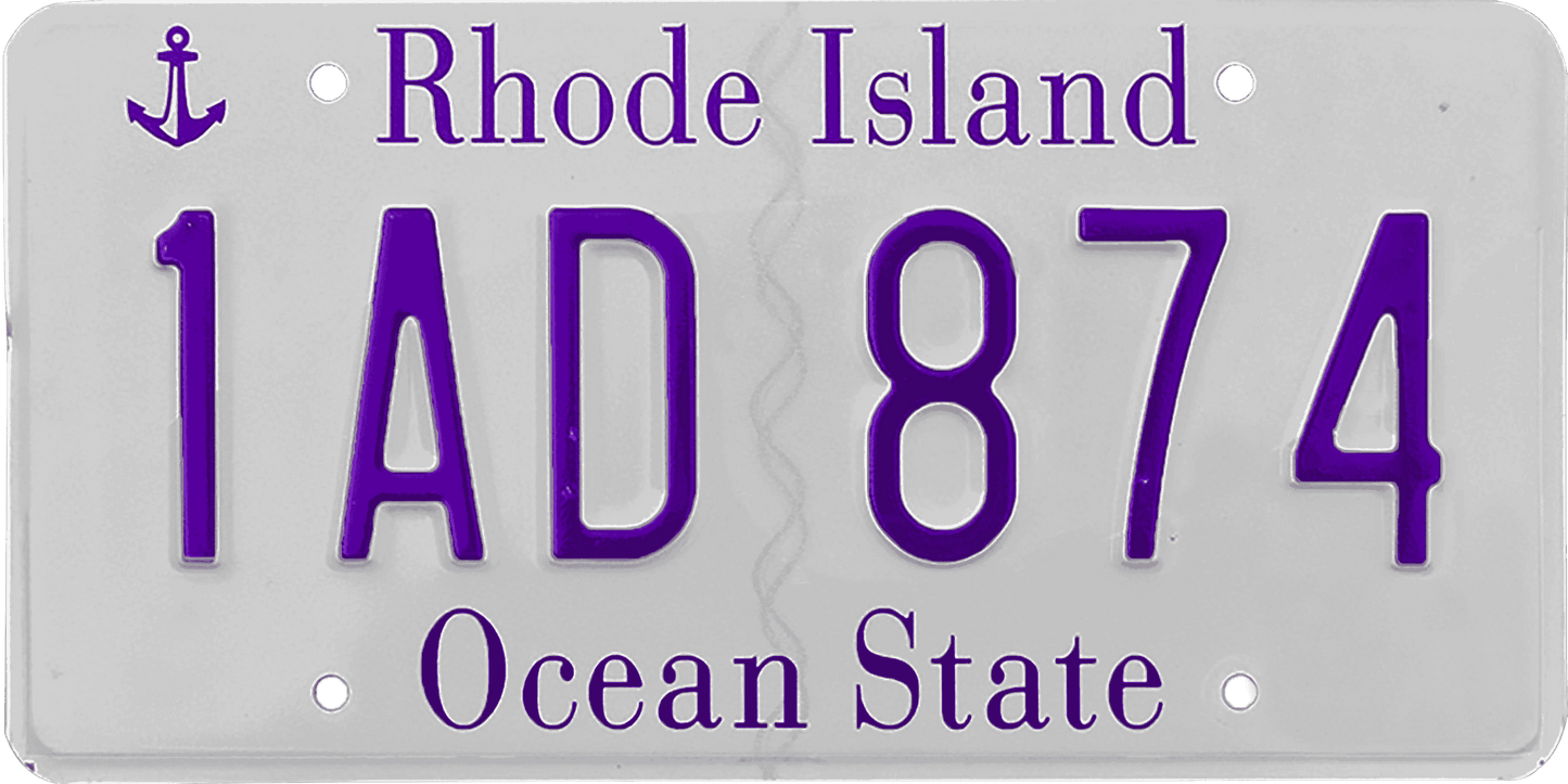 Rhode Island License Plate Wrap Kit