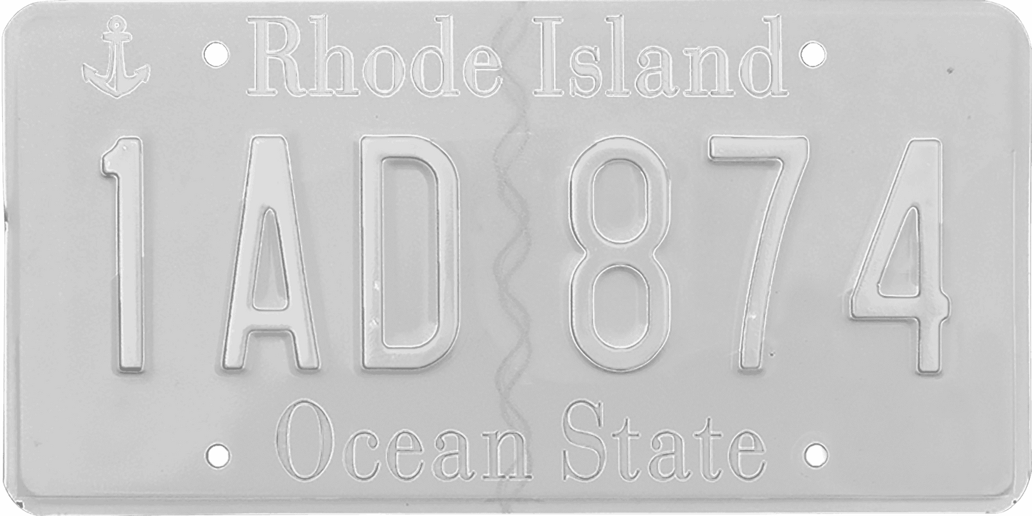 Rhode Island License Plate Wrap Kit