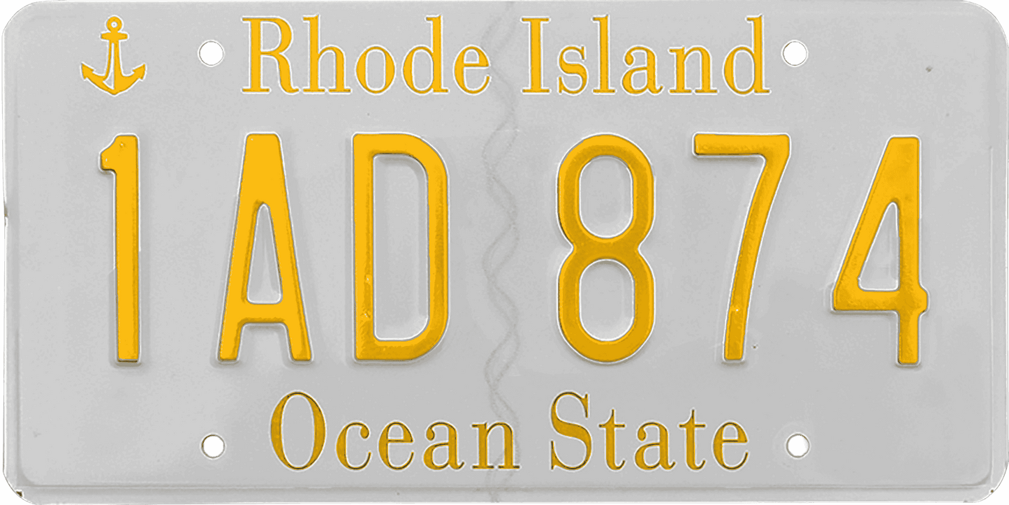 Rhode Island License Plate Wrap Kit