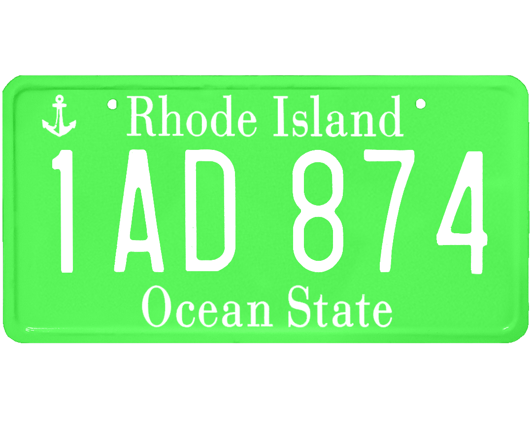 Rhode Island License Plate Wrap Kit