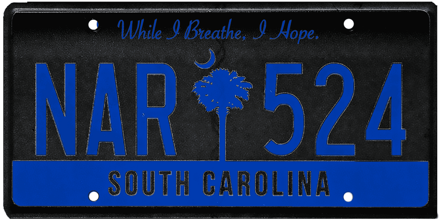 South Carolina License Plate Wrap Kit