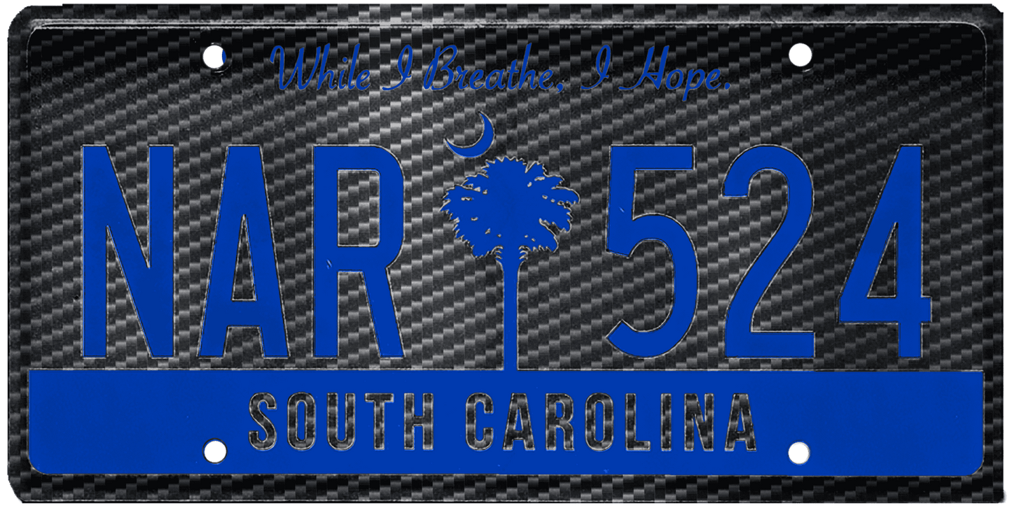 South Carolina License Plate Wrap Kit