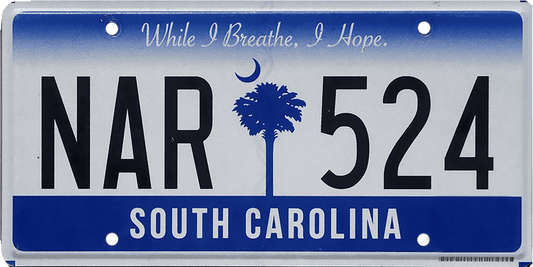 South Carolina License Plate Wrap Kit