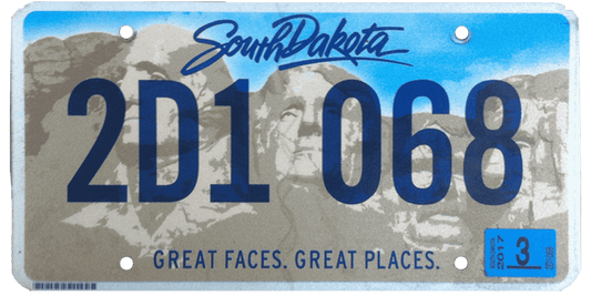 South Dakota License Plate Wrap Kit