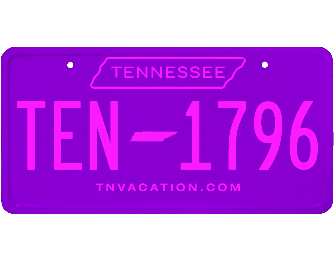 Tennessee License Plate Wrap Kit