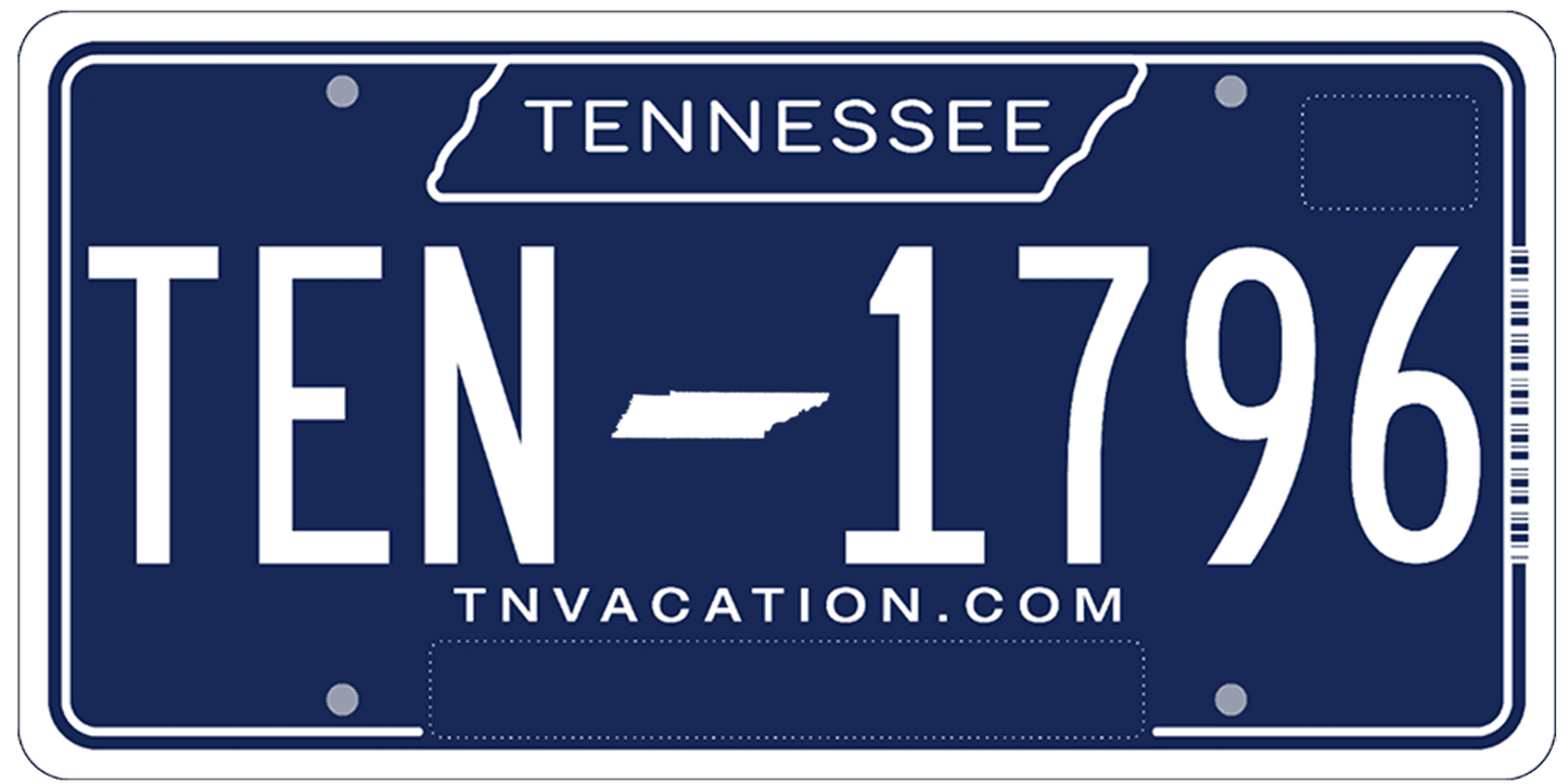 Tennessee License Plate Wrap Kit