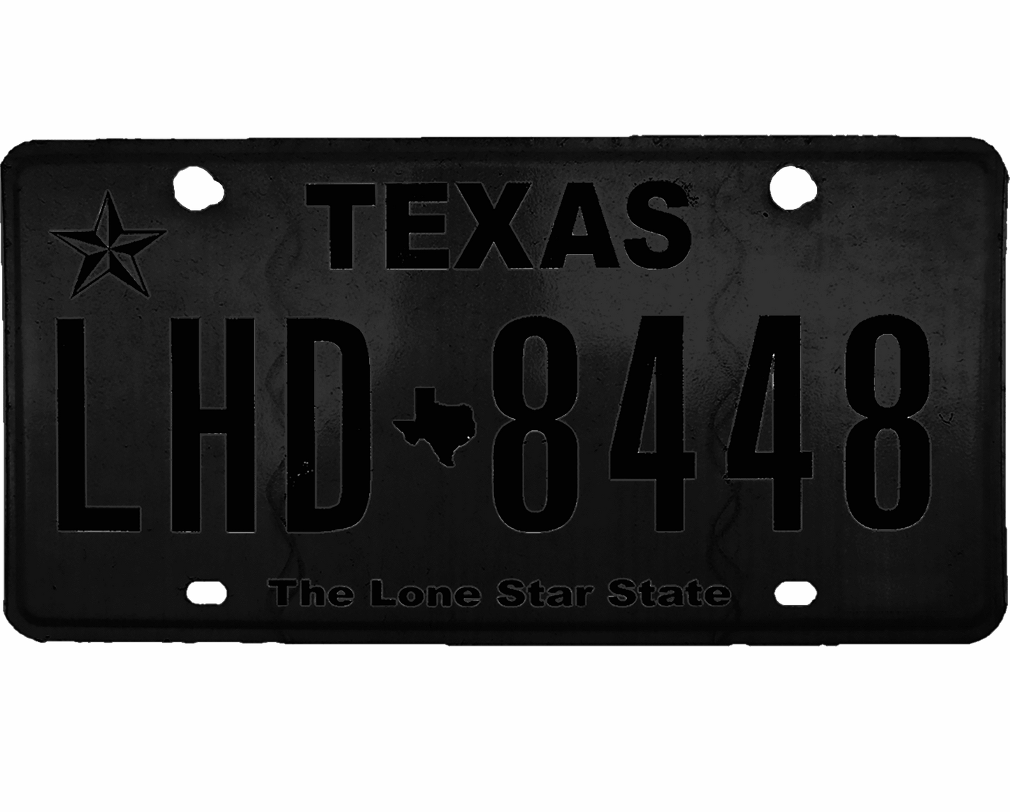 Texas License Plate Wrap Kit