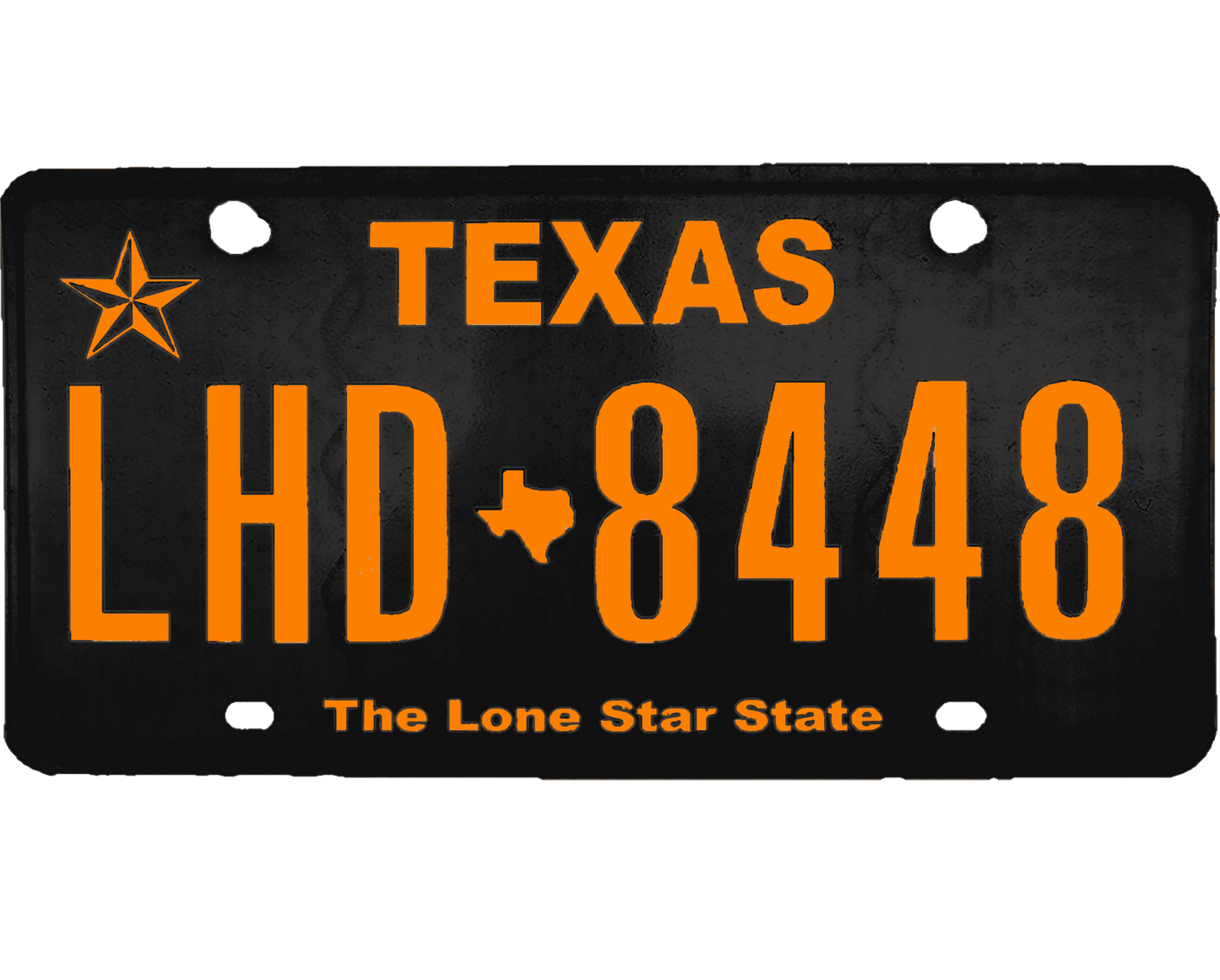 Texas License Plate Wrap Kit