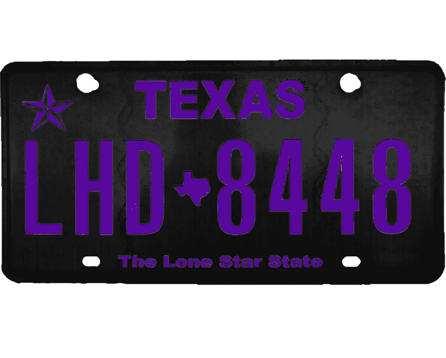 Texas License Plate Wrap Kit