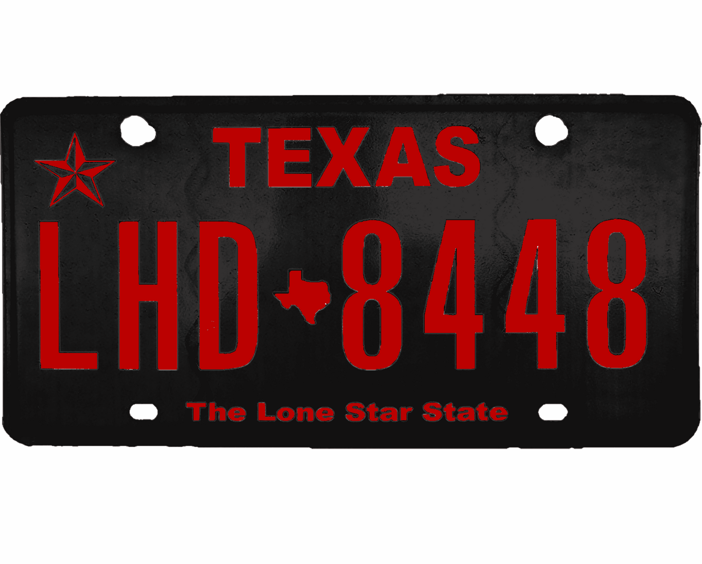 Texas License Plate Wrap Kit