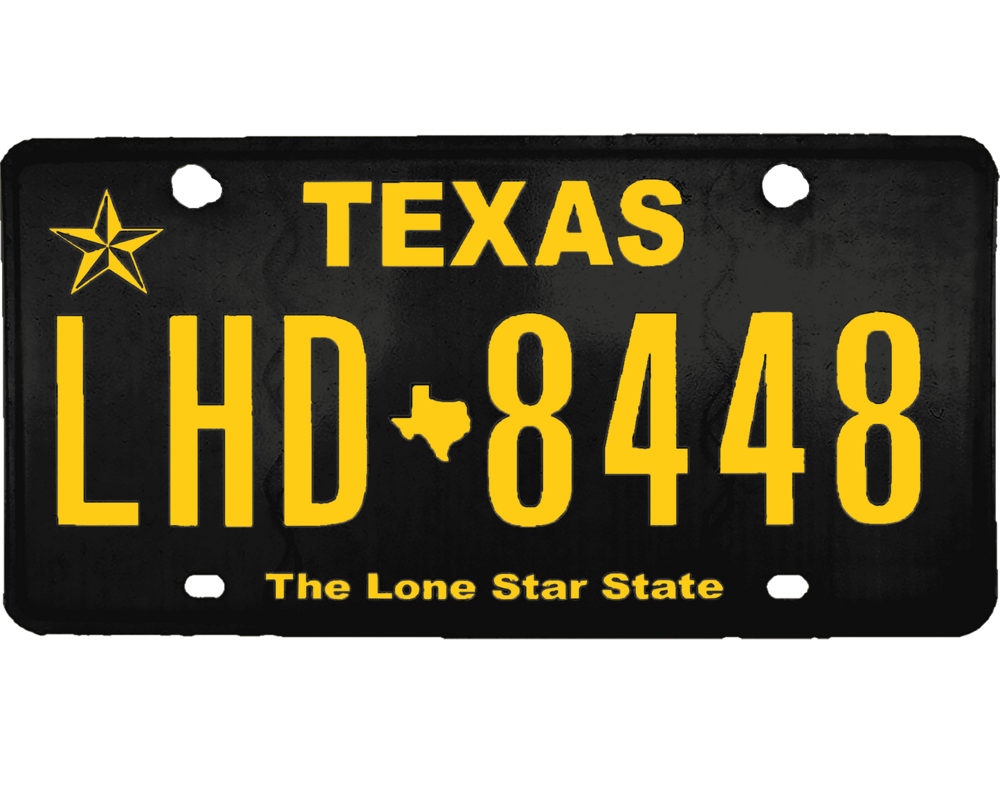 Texas License Plate Wrap Kit