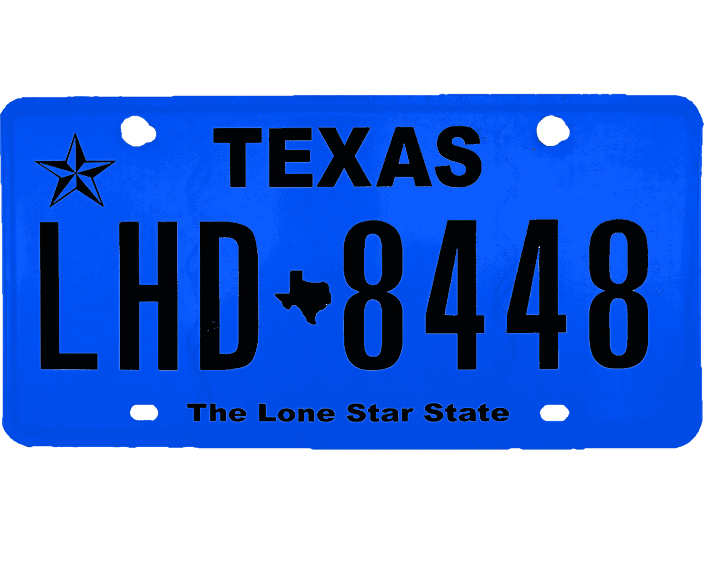 Texas License Plate Wrap Kit