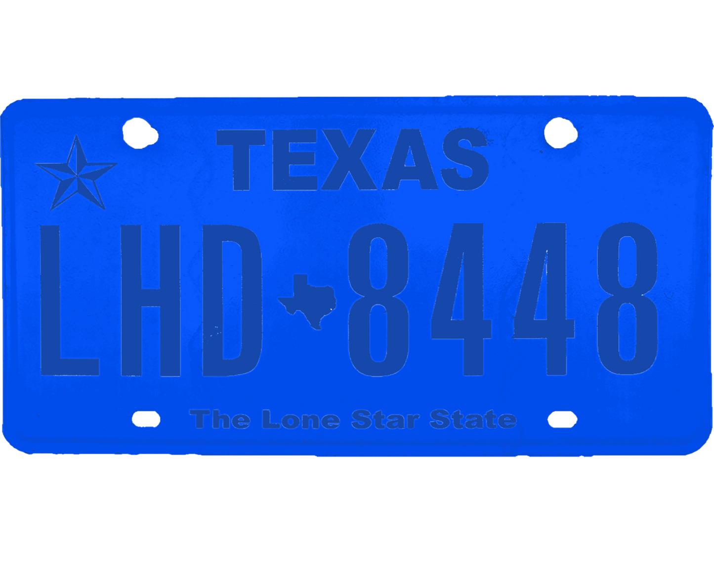 Texas License Plate Wrap Kit