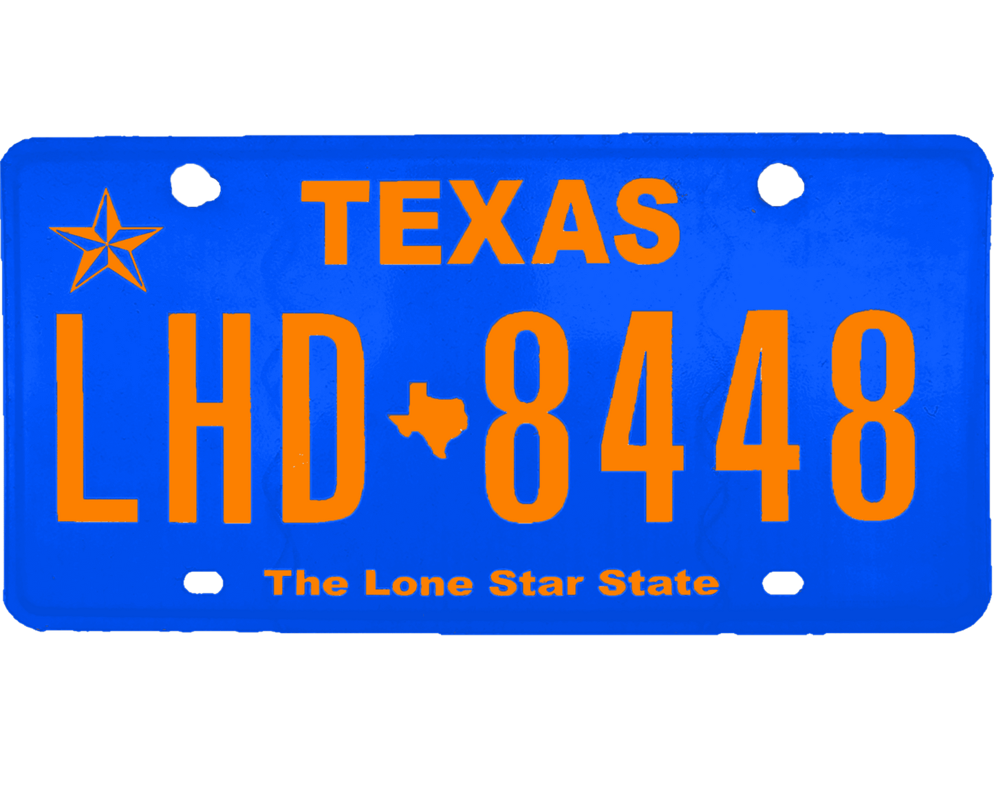 Texas License Plate Wrap Kit