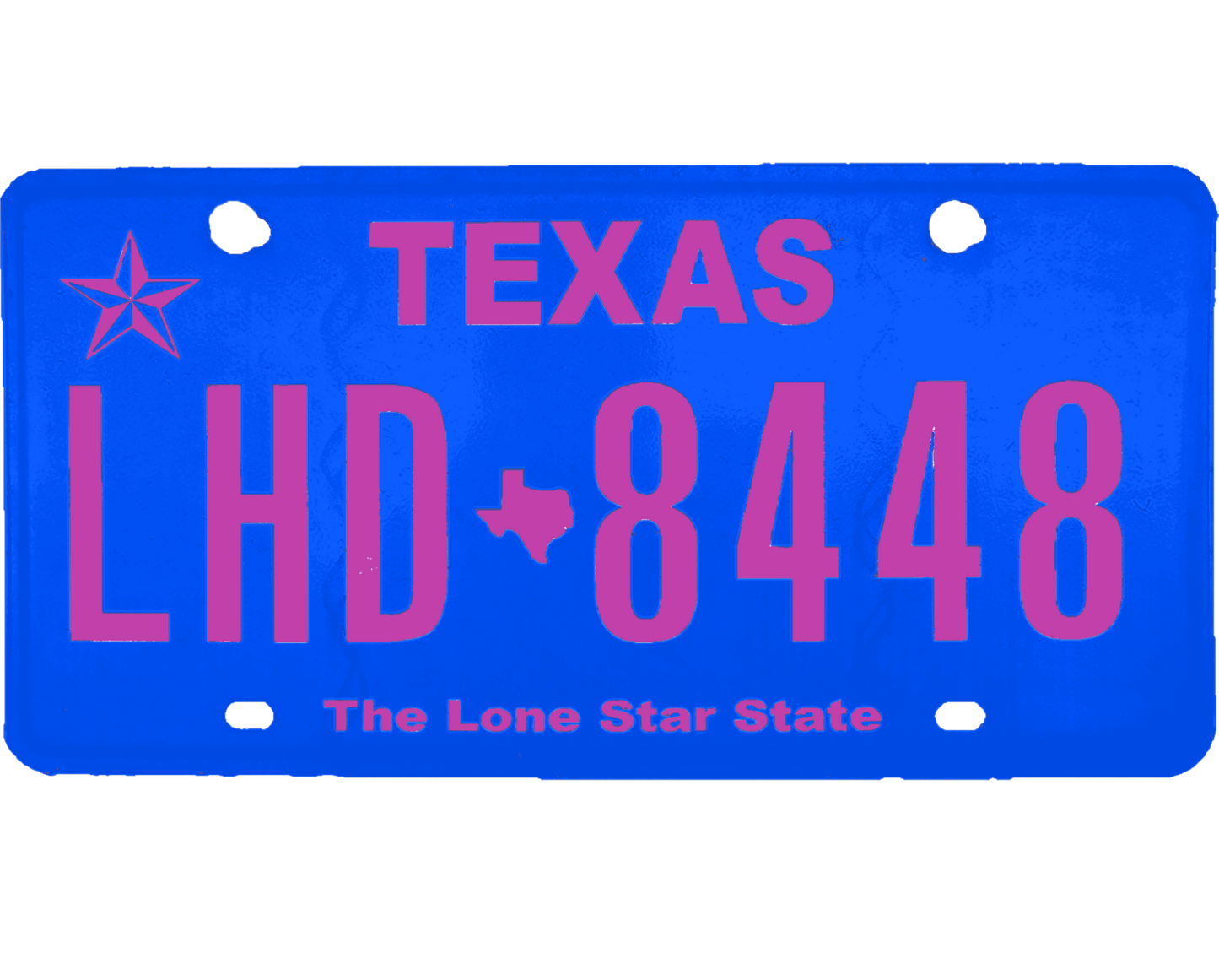 Texas License Plate Wrap Kit