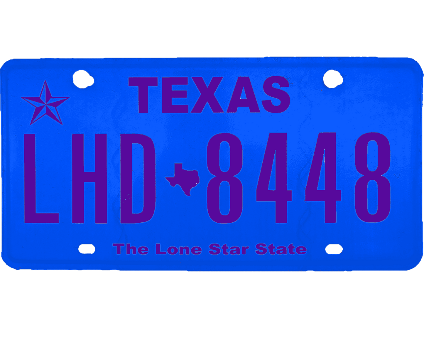 Texas License Plate Wrap Kit