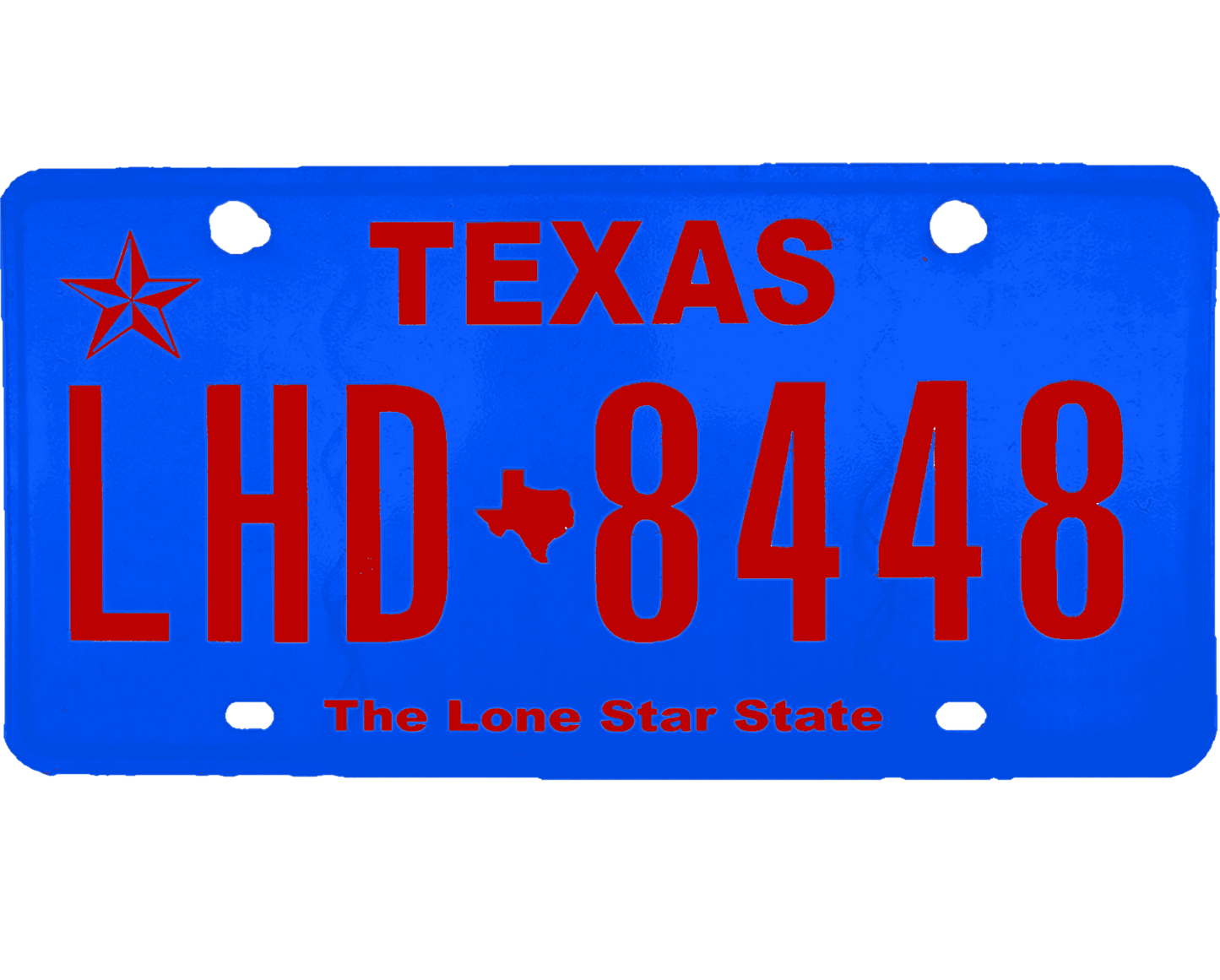 Texas License Plate Wrap Kit