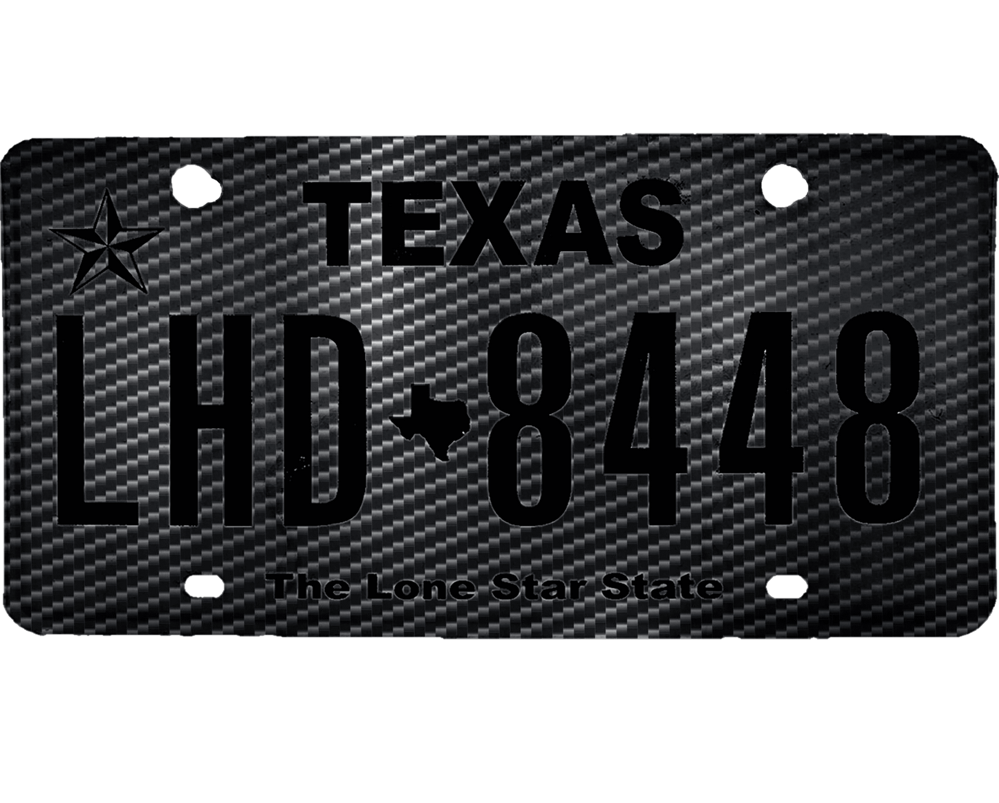 Texas License Plate Wrap Kit