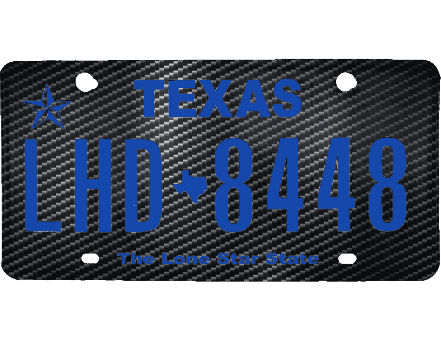 Texas License Plate Wrap Kit