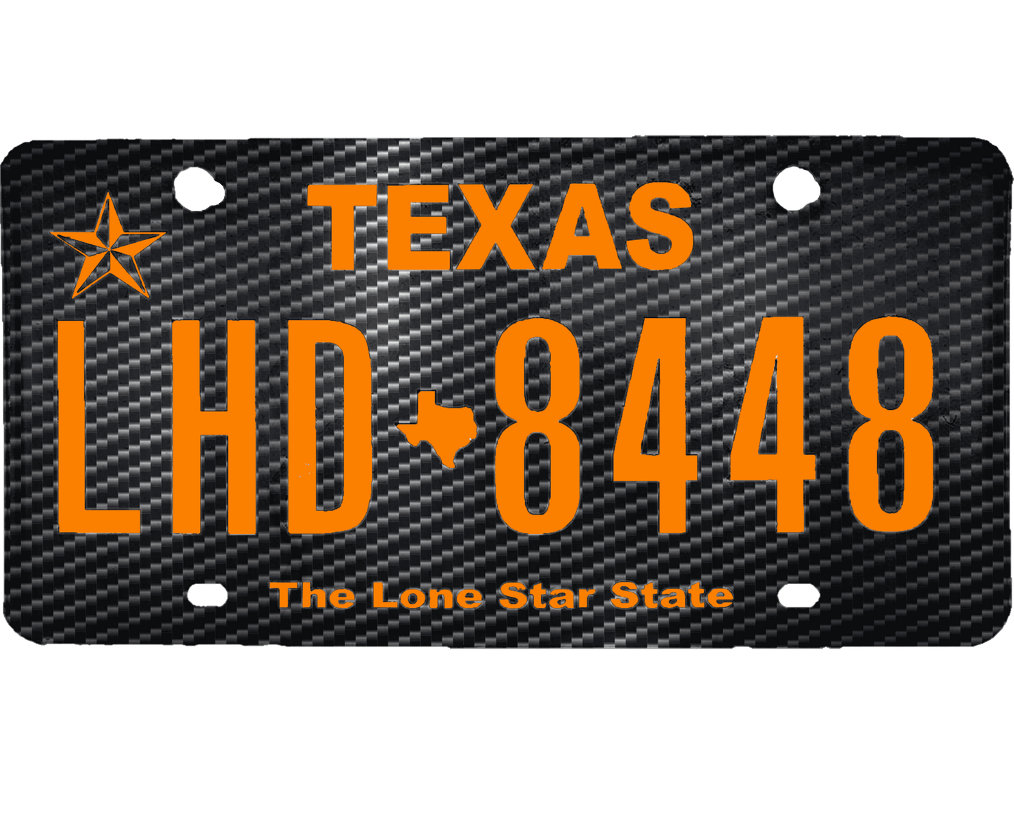 Texas License Plate Wrap Kit