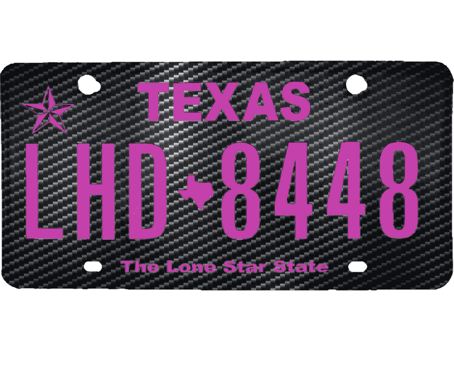 Texas License Plate Wrap Kit