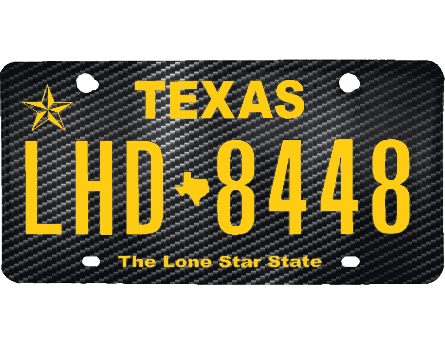 Texas License Plate Wrap Kit