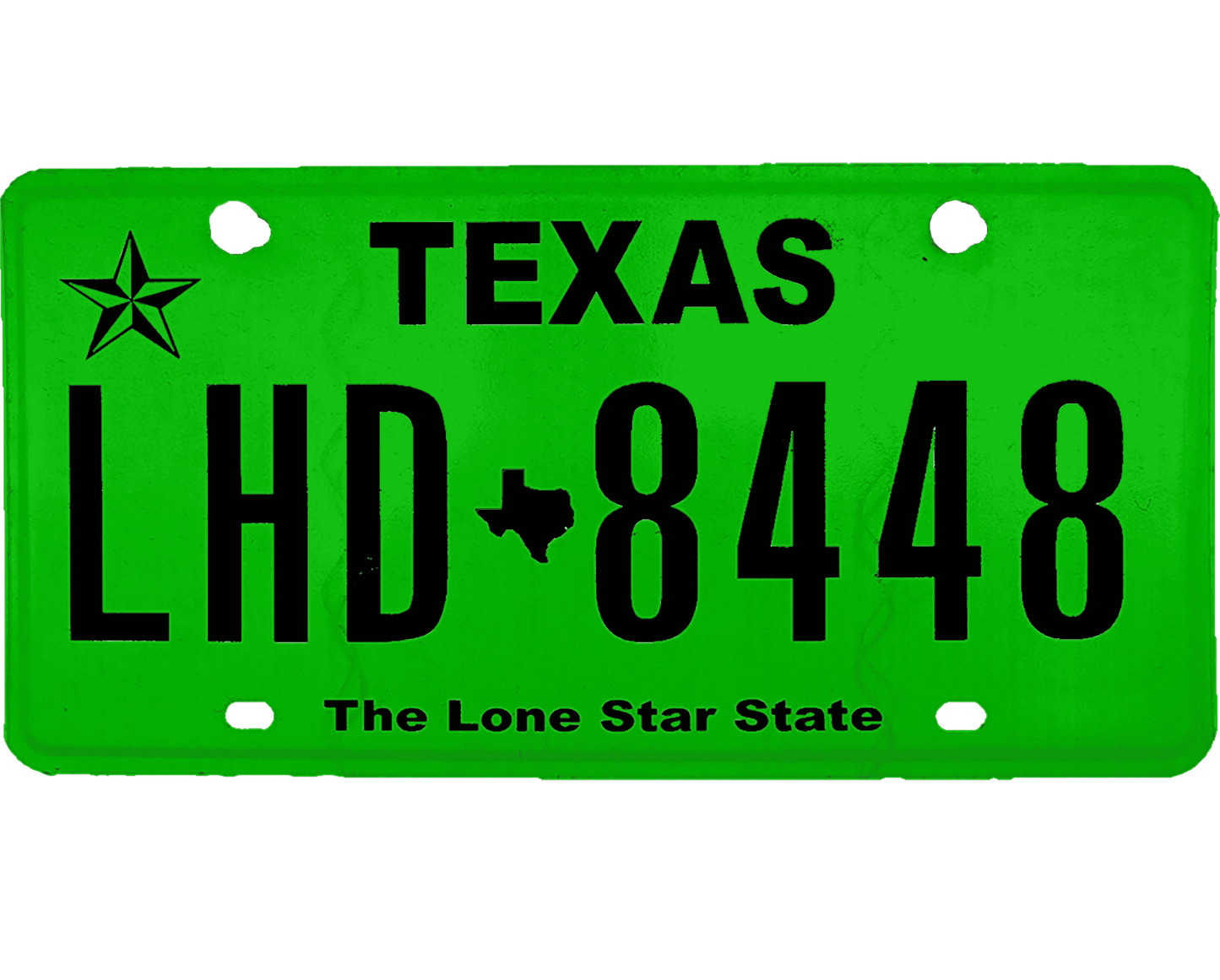 Texas License Plate Wrap Kit