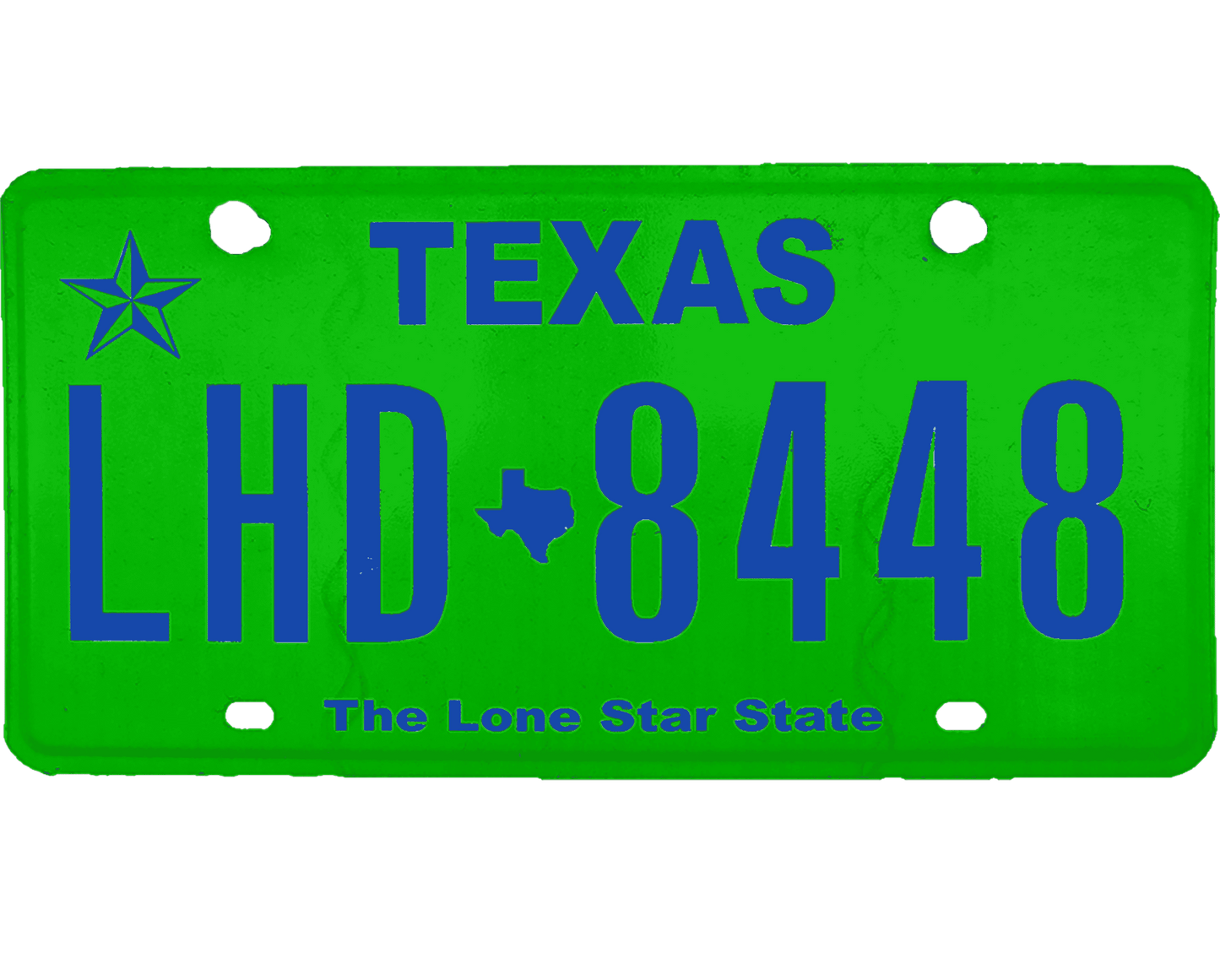 Texas License Plate Wrap Kit