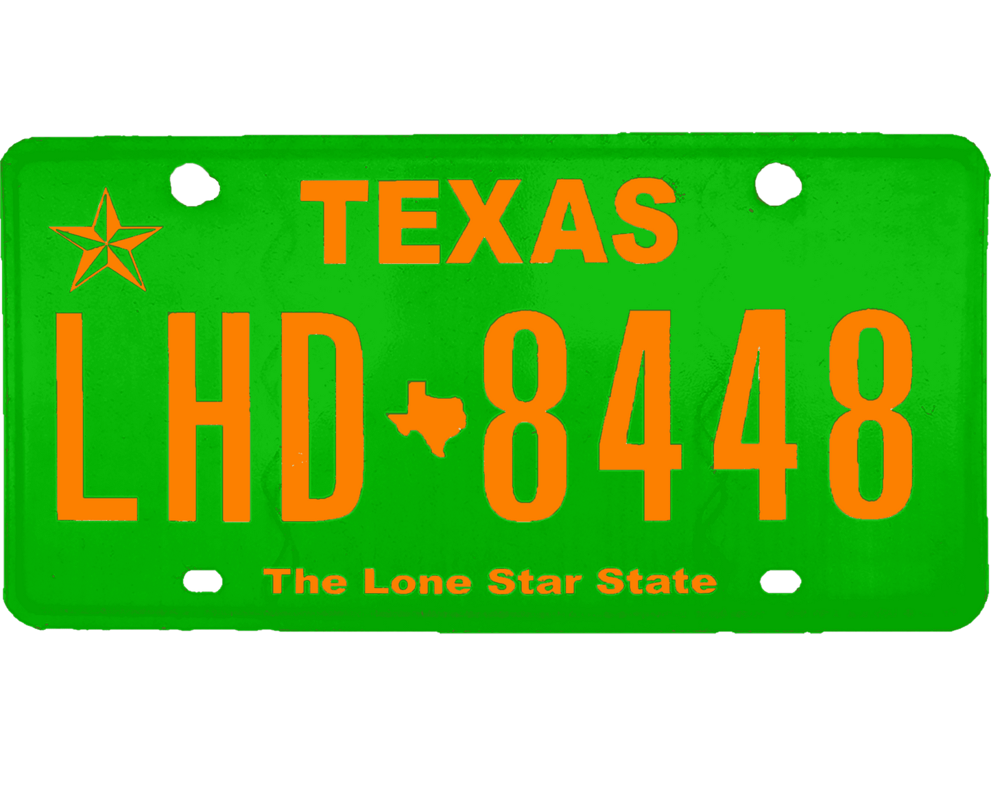 Texas License Plate Wrap Kit