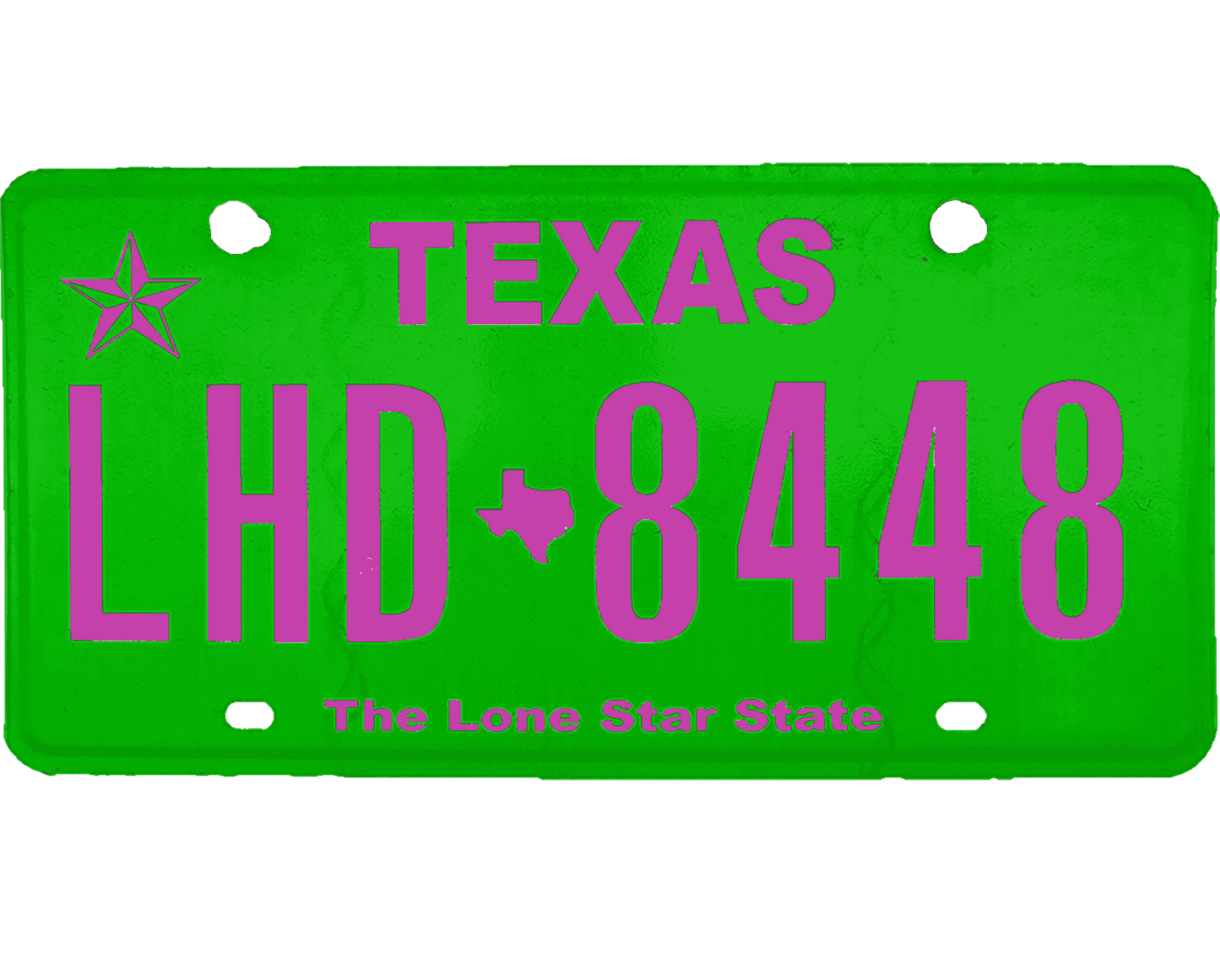 Texas License Plate Wrap Kit