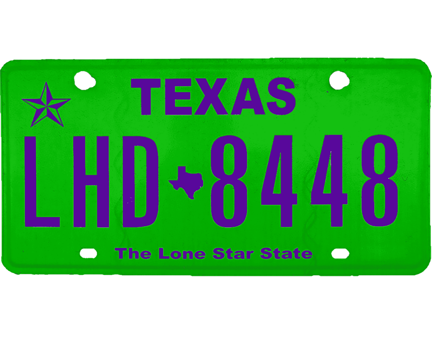 Texas License Plate Wrap Kit