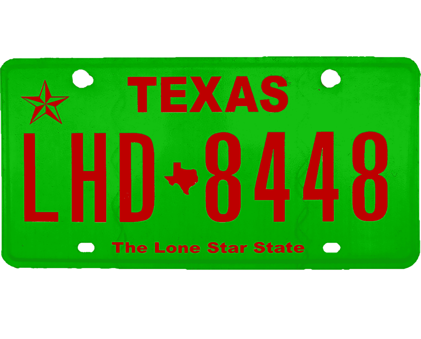 Texas License Plate Wrap Kit