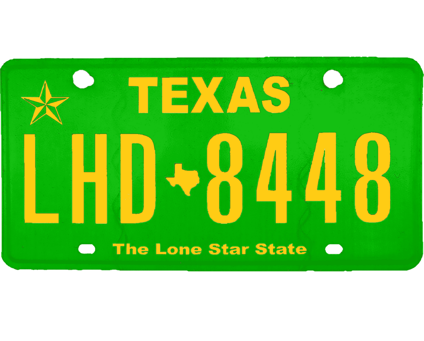 Texas License Plate Wrap Kit