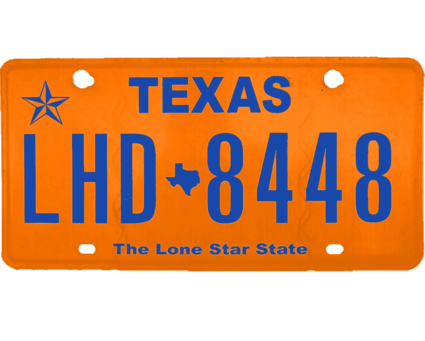 Texas License Plate Wrap Kit