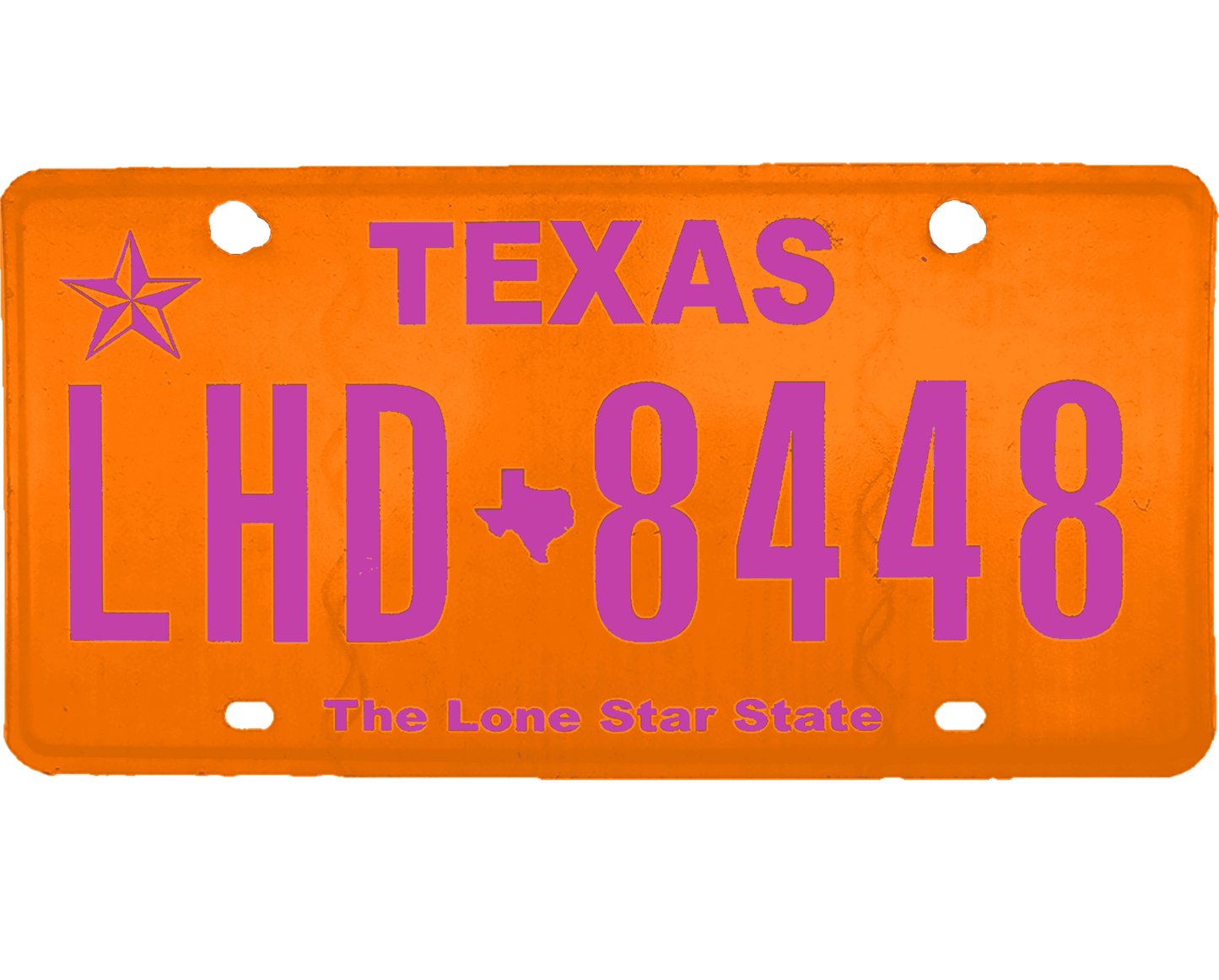 Texas License Plate Wrap Kit