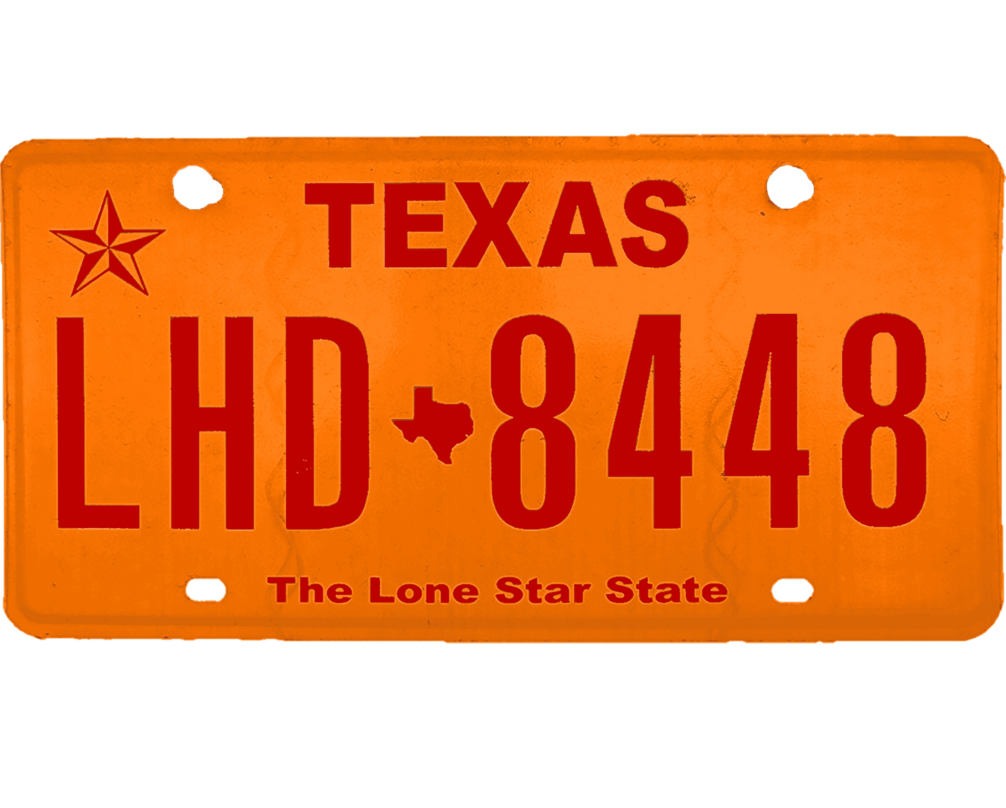 Texas License Plate Wrap Kit