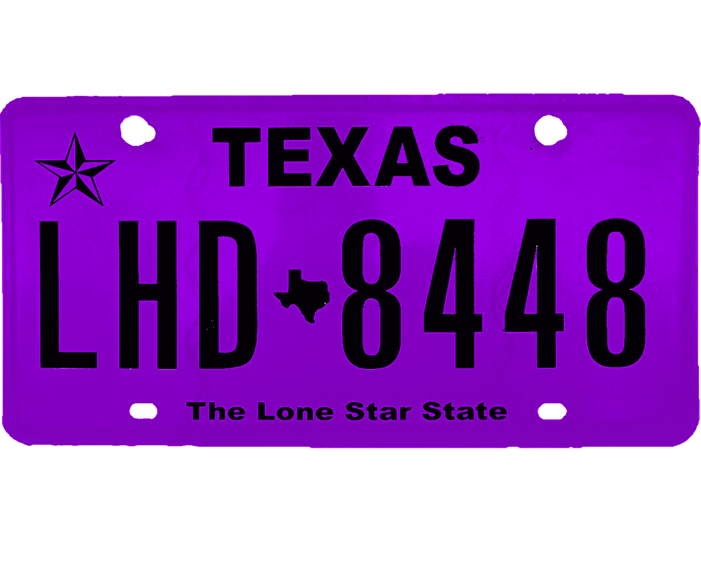 Texas License Plate Wrap Kit