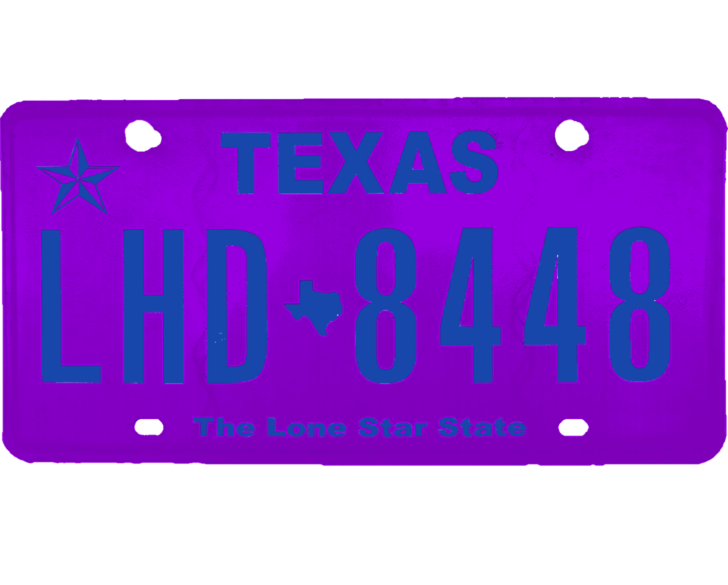 Texas License Plate Wrap Kit