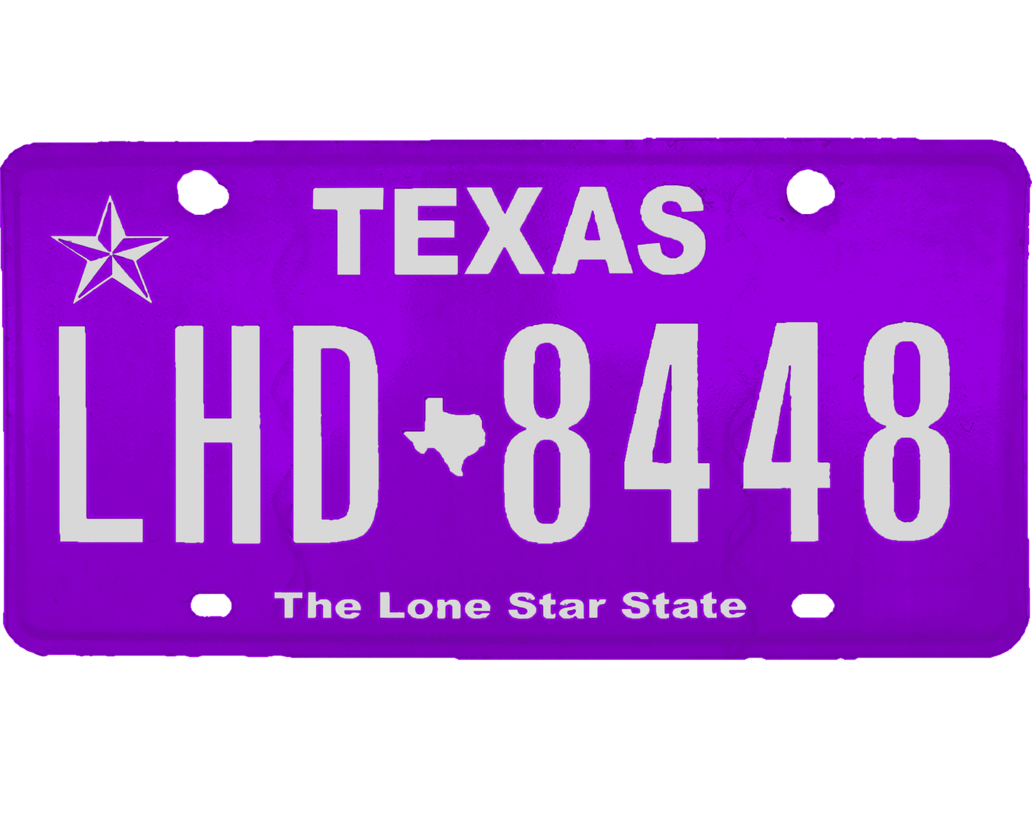 Texas License Plate Wrap Kit