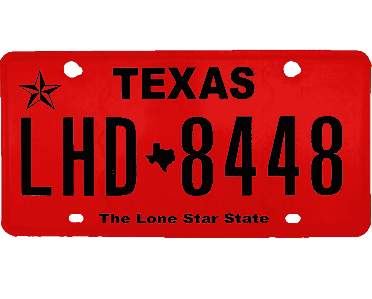 Texas License Plate Wrap Kit