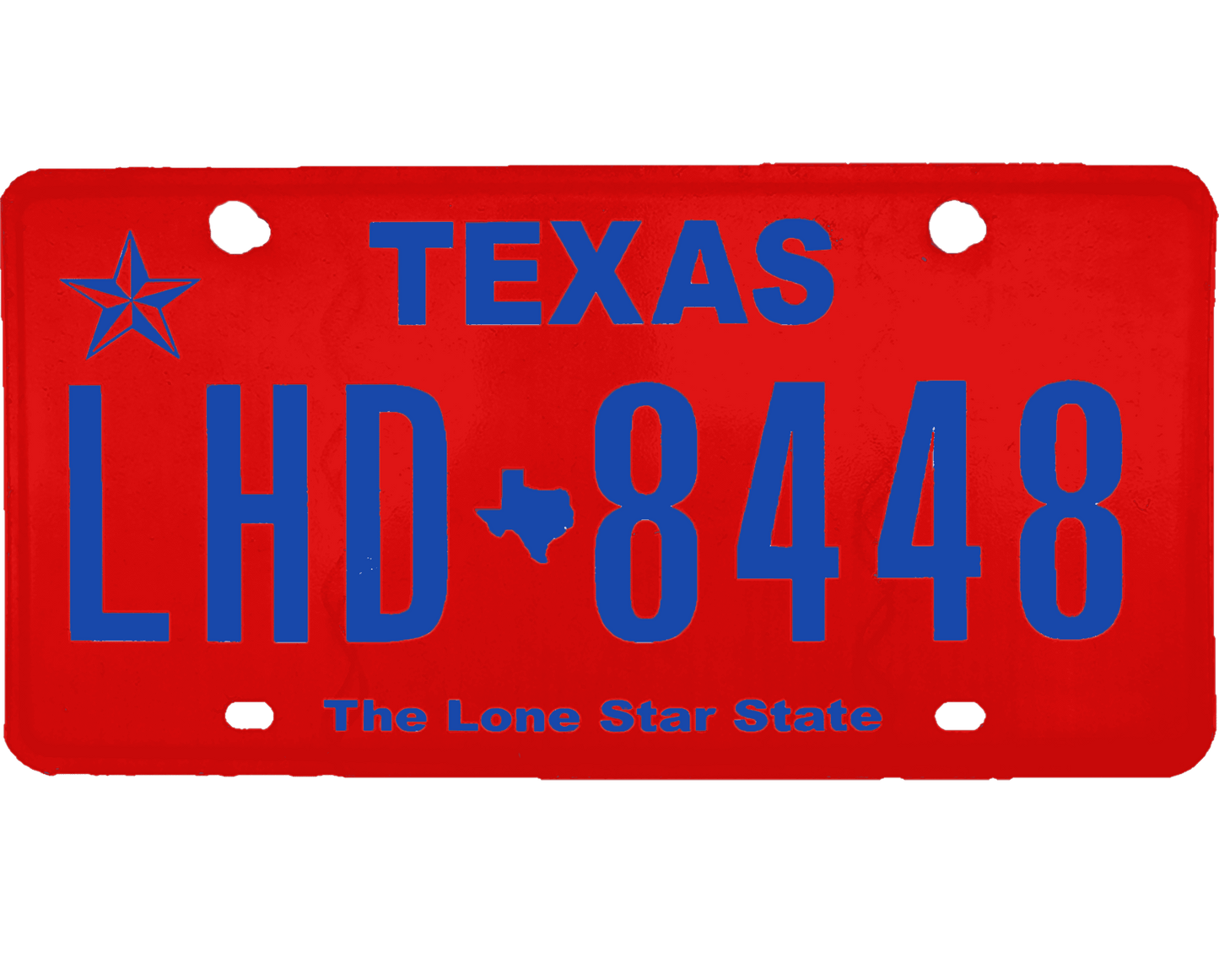 Texas License Plate Wrap Kit