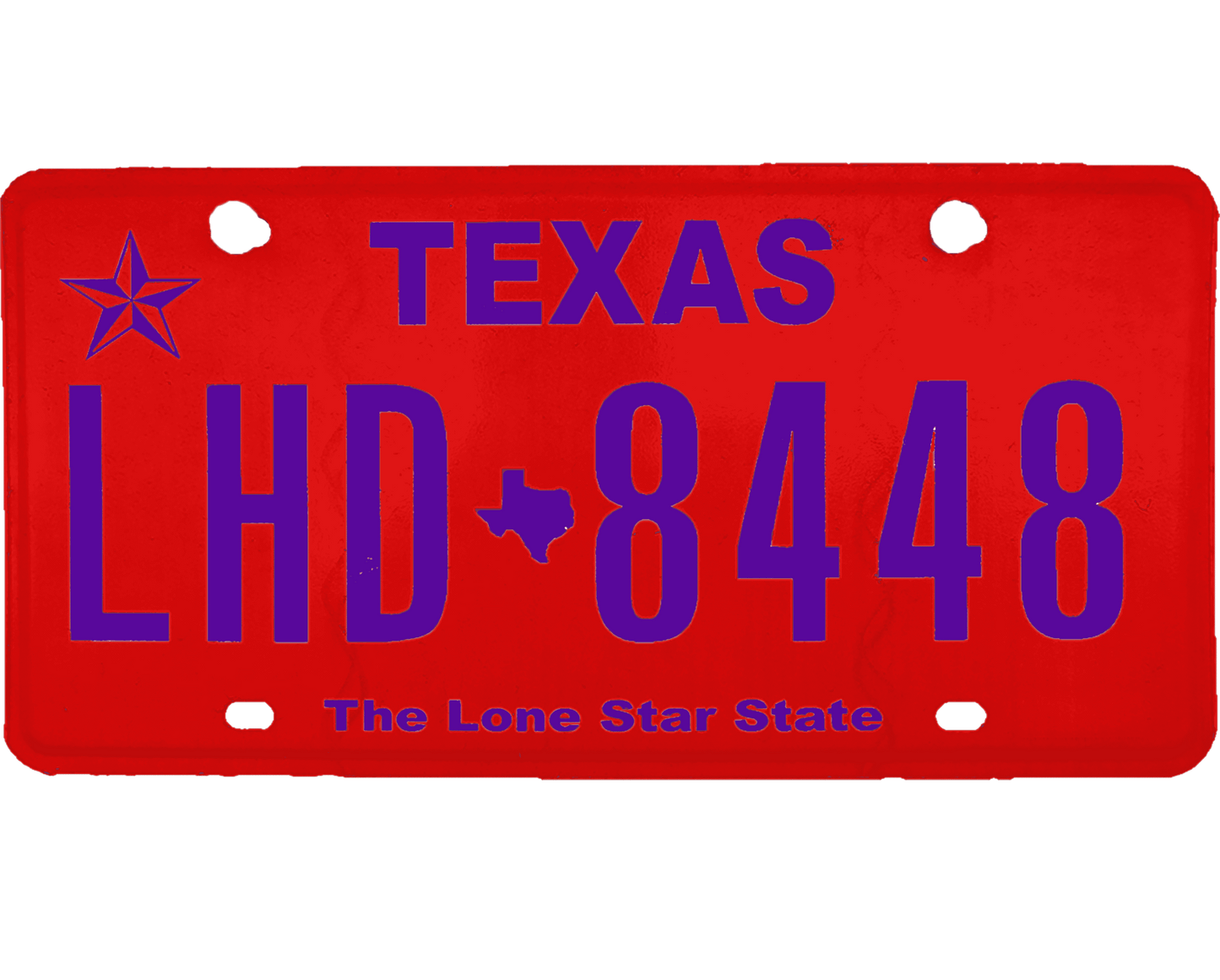 Texas License Plate Wrap Kit