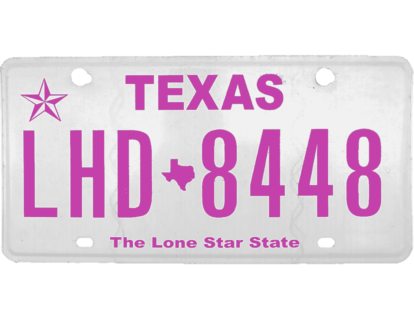 Texas License Plate Wrap Kit