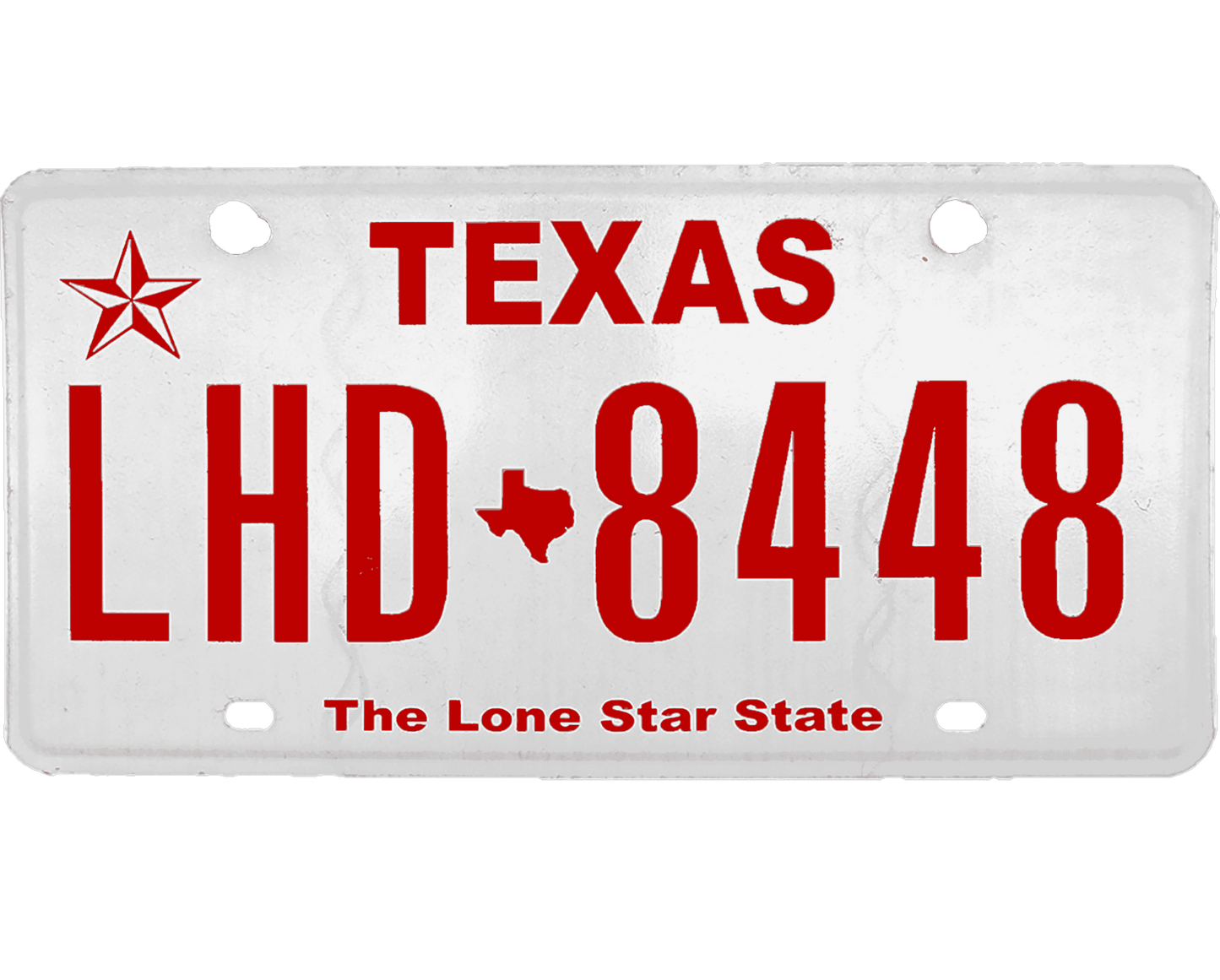 Texas License Plate Wrap Kit